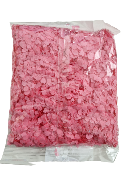 konfetti różowe 100g