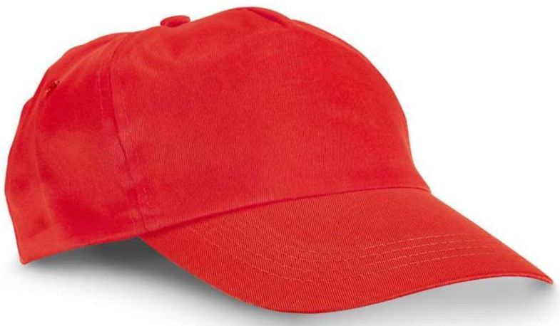 Czerwona czapka z daszkiem bez usztywnienia Baseball Caps